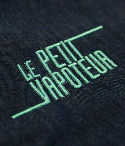 broderie pour le petit vapoteur